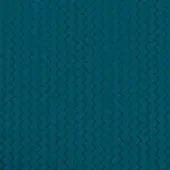 Chainmail texture pattern in petrol blue, featuring interlocking hexagonal shapes arranged in a consistent grid with a smooth, matte finish.